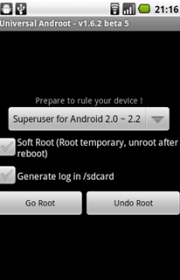 Universal Androot - Root пользователь на android OS