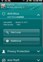 Kaspersky Mobile Security - надёжный антивирус
