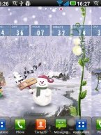 Christmas Snow Pro Live Wallpaper - новогодние  обои