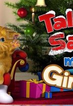 Talking Santa meets Ginger - Говорящий Санта с котенком